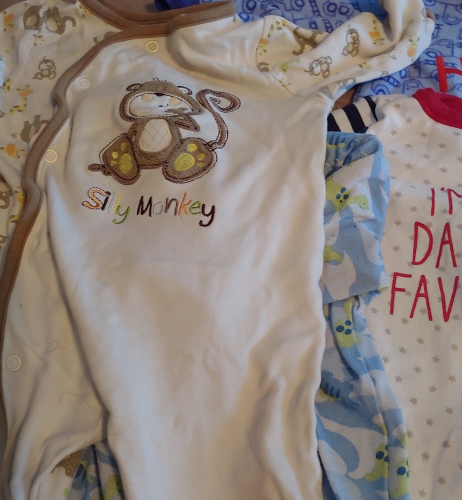4 long sleeve baby boy pajamas